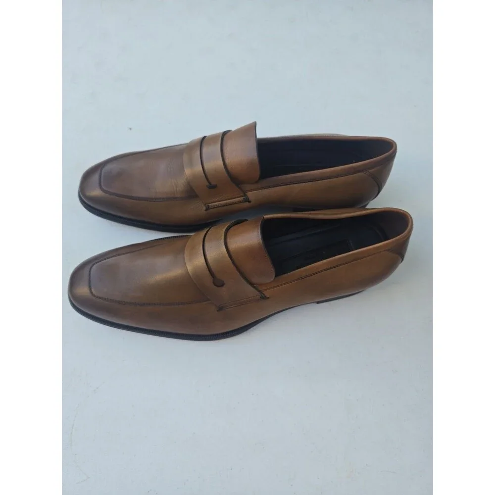 Ermenegildo Zegna men’s Slip-On Loafers Shoes Size 9.5